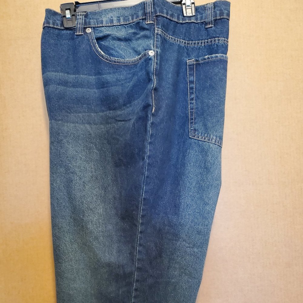 PRE OWNED MENS TRUE NATION BOOTCUT FIT JEANS 58/30